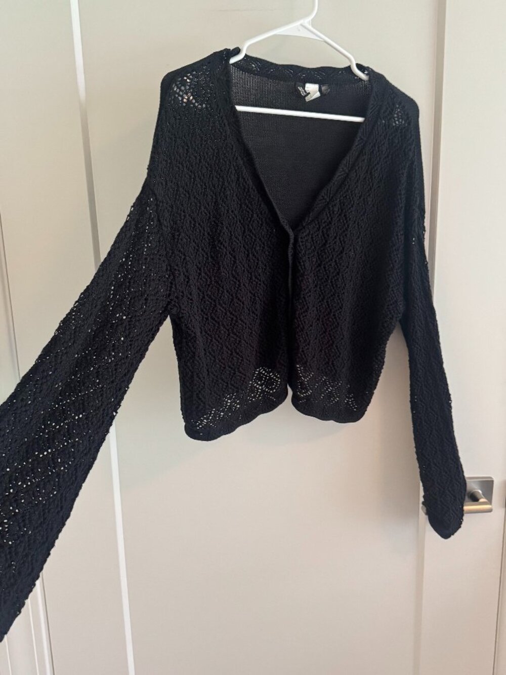 H&M crochet knit cardigan